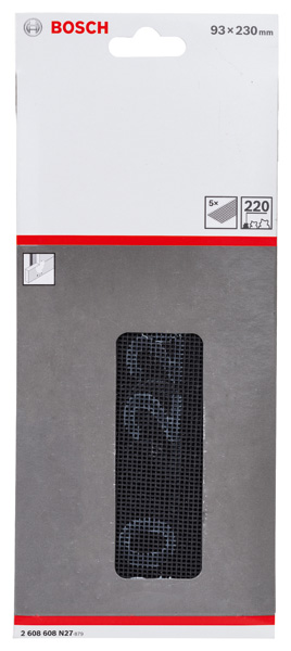 BOSCH Schleifgitter, 93 x 230 mm, K220, 5er-Pack BOSCH Schleifgitter, 93 x 230 mm, K220, 5er-Pack