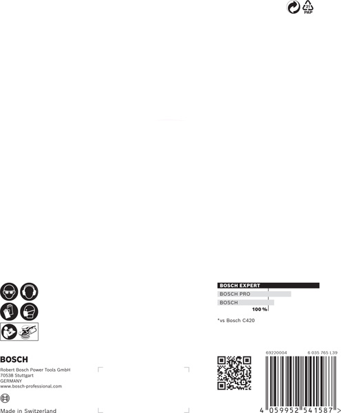 BOSCH EXPERT C470 Schleifscheibe, 125mm, K400, 8 Löcher, 5-tlg. BOSCH EXPERT C470 Schleifscheibe, 125mm, K400, 8 Löcher, 5-tlg.