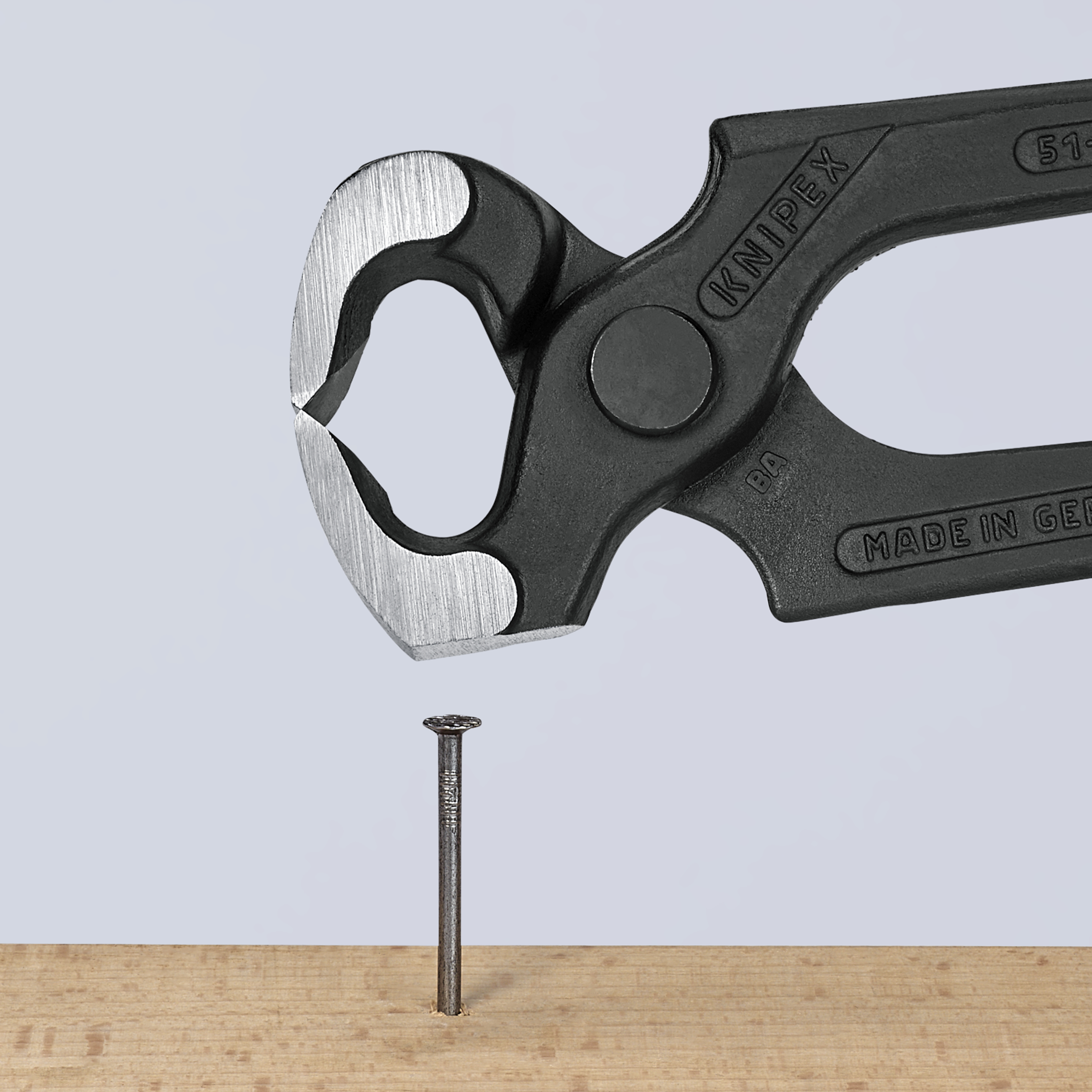KNIPEX KNIPEX 51 01 210 Hammerzange 210 mm schwarz atramentiert mit Kunststoff überzogen poliert KNIPEX KNIPEX 51 01 210 Hammerzange 210 mm schwarz atramentiert mit Kunststoff überzogen poliert