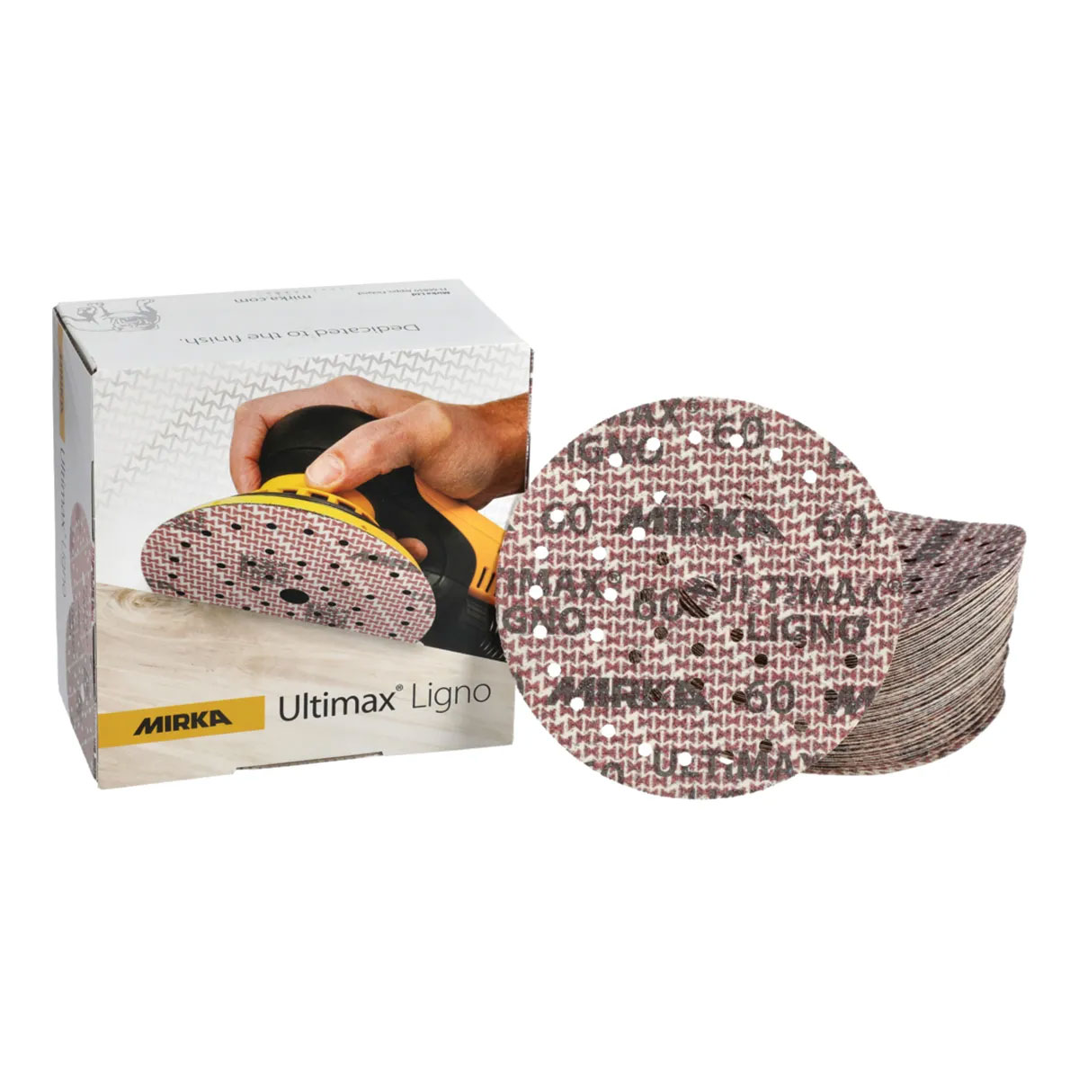MIRKA Schleifscheiben Ultimax Ligno Ø150mm, P100, 100/Pack
