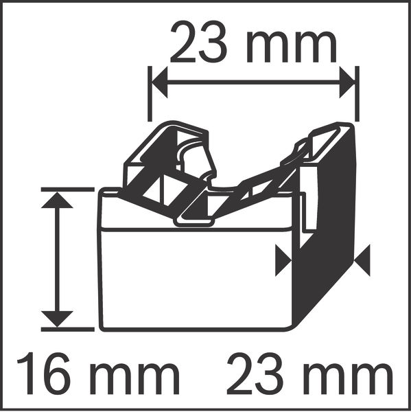 BOSCH PRO EPC Kabelbinder, Querschnitt Außenbinder 1,7x7,6 mm
