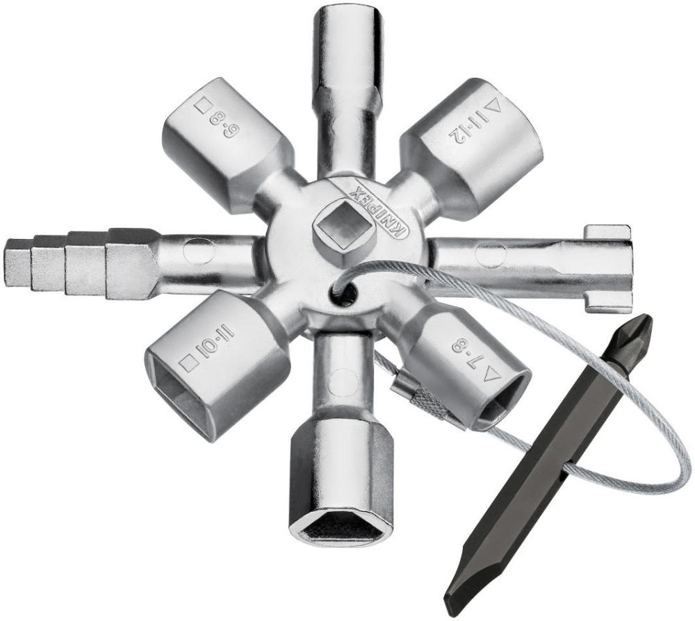 KNIPEX Schaltschrankschlüssel TwinKey KNIPEX Schaltschrankschlüssel TwinKey
