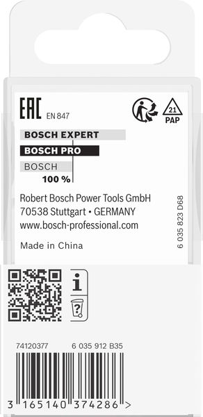 BOSCH PRO Hohlkehlfräser, R 6,4, Schaft 6 mm