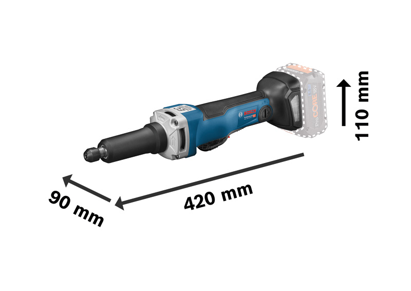 BOSCH Akku-Gradschleifer GGS 18V-23 PCL in L-BOXX BOSCH Akku-Gradschleifer GGS 18V-23 PCL in L-BOXX
