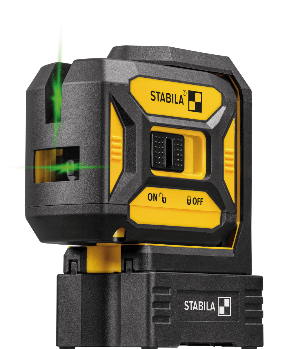 STABILA Kreuzlinien-Lot-Laser LAX 320 G, 5-teiliges Set