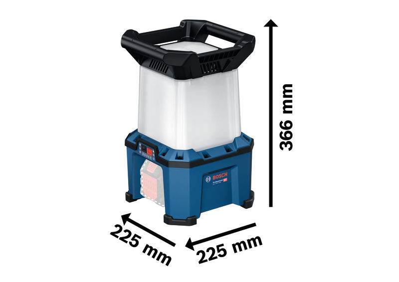 BOSCH Akku-Bauleuchte GLA 18VH-7500 + Kaltgerätekabel BOSCH Akku-Bauleuchte GLA 18VH-7500 + Kaltgerätekabel