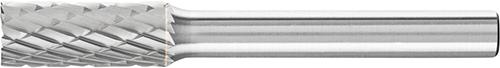 PFERD HM-Frässtift ZYA-S, Zylinderform, Zahnung 3 PLUS, mit Stirnverzahnung, 8x20mm