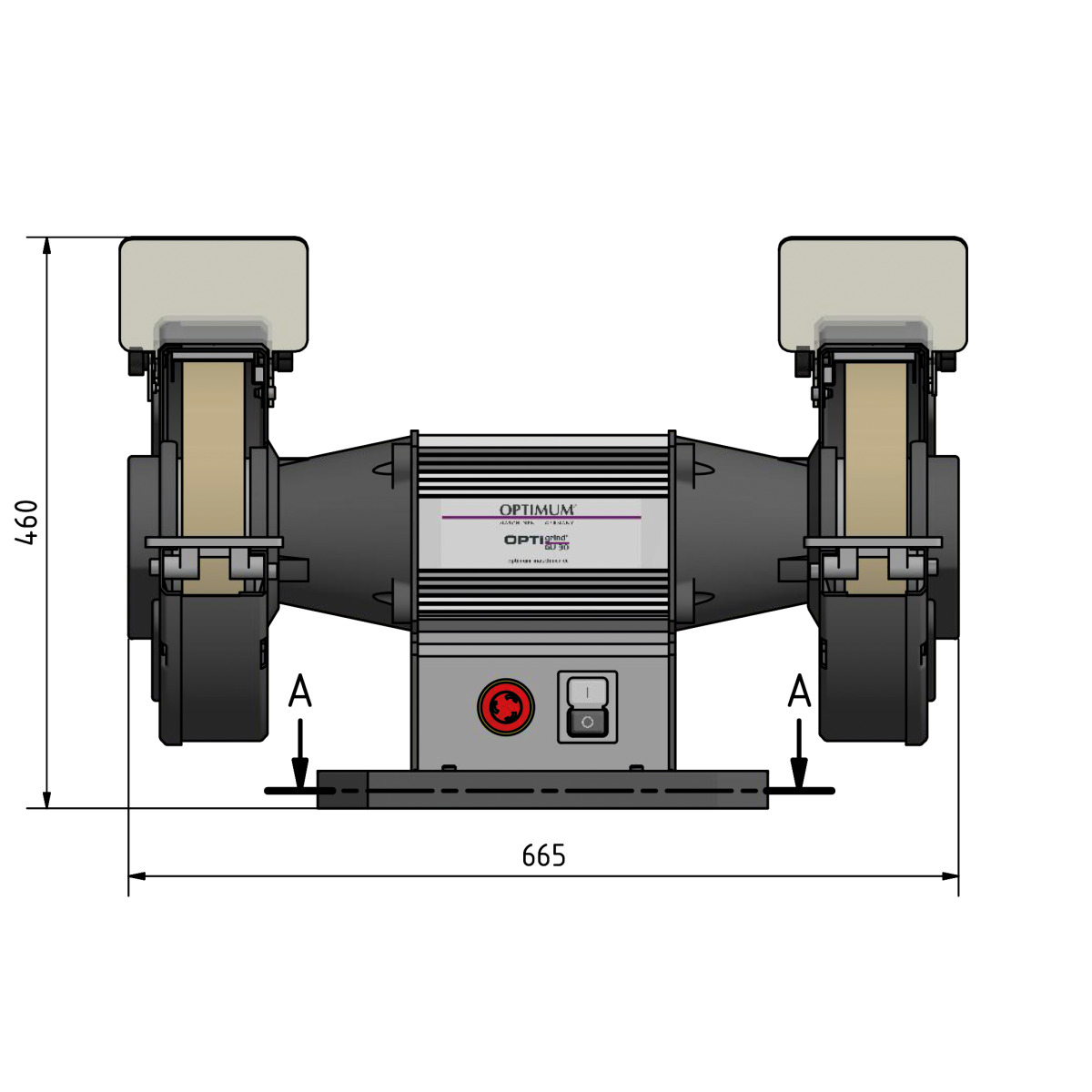 STÜRMER Doppelschleifmaschine Optimum OPTIgrind GU 30
