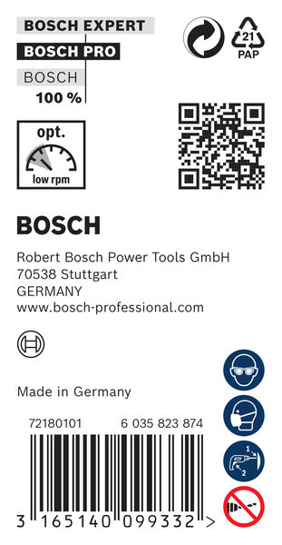 BOSCH PRO Wood HSS Installationsbohrer, 22 x 100 x 400 mm BOSCH PRO Wood HSS Installationsbohrer, 22 x 100 x 400 mm