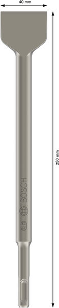 BOSCH PRO SDS plus-4C Spatmeißel, 40 x 250 mm, 5-tlg BOSCH PRO SDS plus-4C Spatmeißel, 40 x 250 mm, 5-tlg