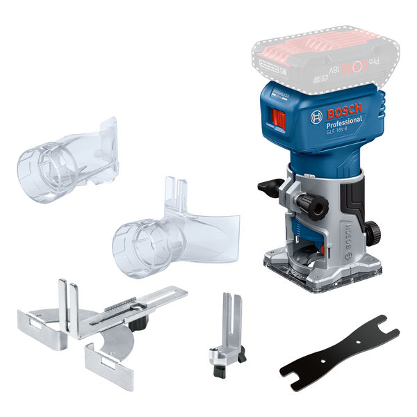 BOSCH Oberfräse GLF 18V-8