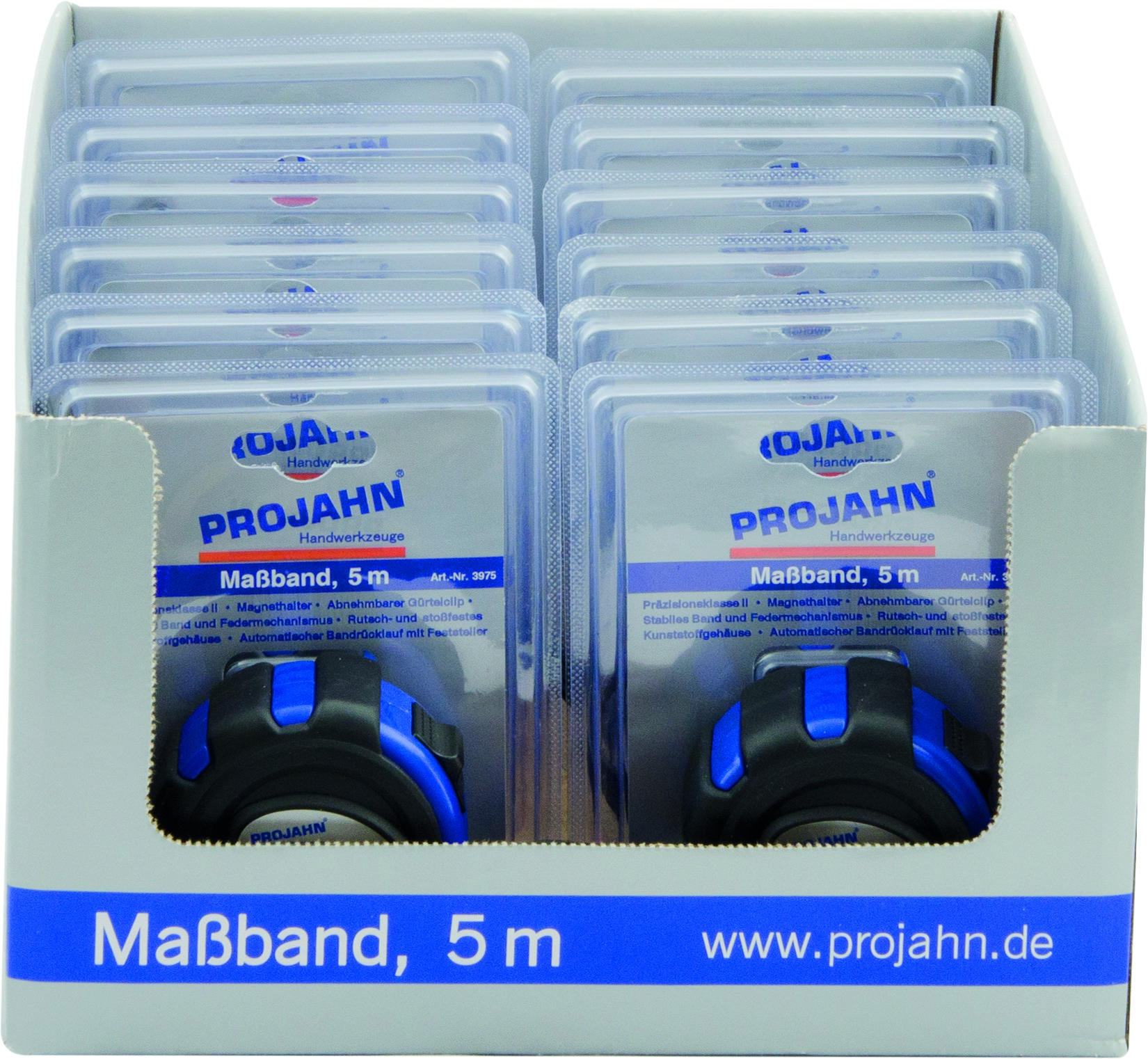 PROJAHN Display mit 12x 3975 Maßband 5m PROJAHN Display mit 12x 3975 Maßband 5m