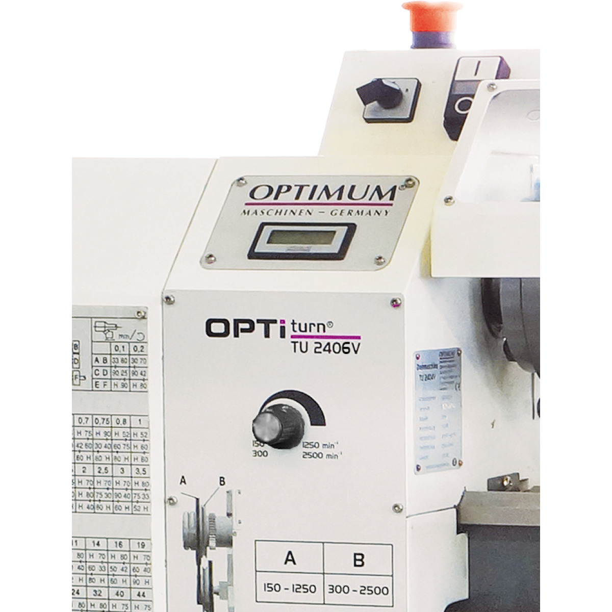 STÜRMER Drehmaschine Optimum OPTIturn TU 2406V STÜRMER Drehmaschine Optimum OPTIturn TU 2406V