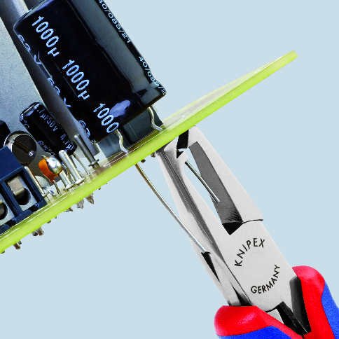 KNIPEX KNIPEX 36 32 125 Elektronik-Bestückungszange 125 mm mit Mehrkomponenten-Hüllen spiegelpoliert KNIPEX KNIPEX 36 32 125 Elektronik-Bestückungszange 125 mm mit Mehrkomponenten-Hüllen spiegelpoliert