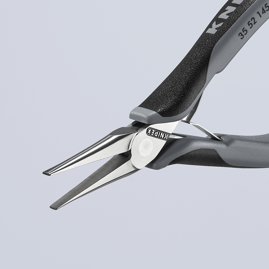 KNIPEX KNIPEX 35 52 145 ESD Elektronik-Greifzange ESD mit durchgestecktem Gelenk 145 mm spiegelpoliert mit Mehrkomponenten-Hüllen spiegelpoliert KNIPEX KNIPEX 35 52 145 ESD Elektronik-Greifzange ESD mit durchgestecktem Gelenk 145 mm spiegelpoliert mit Mehrkomponenten-Hüllen spiegelpoliert