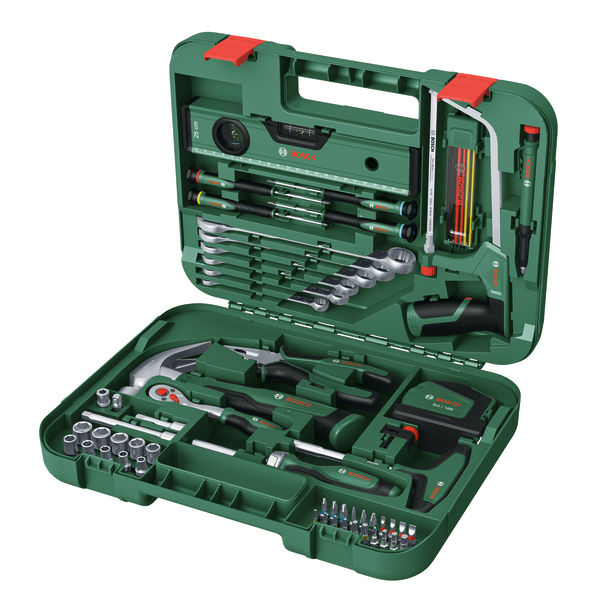 BOSCH Handwerkzeuge Advanced Werkzeugkoffer 64-tlg. BOSCH Handwerkzeuge Advanced Werkzeugkoffer 64-tlg.