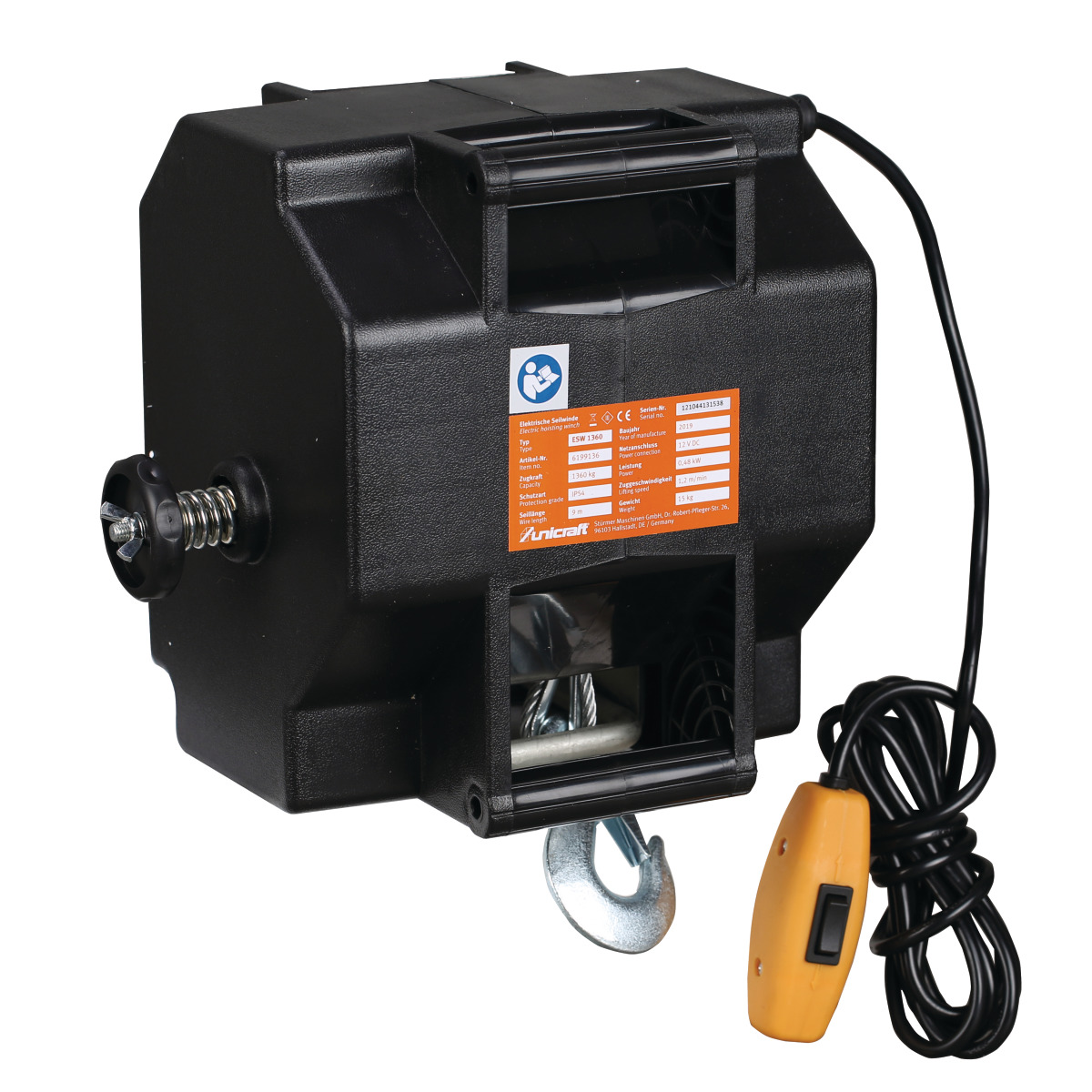 STÜRMER Elektroseilwinde Unicraft ESW 1360 STÜRMER Elektroseilwinde Unicraft ESW 1360
