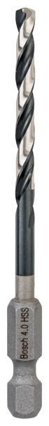 BOSCH HSS Spiralbohrer mit Sechskantschaft 4,0 mm
