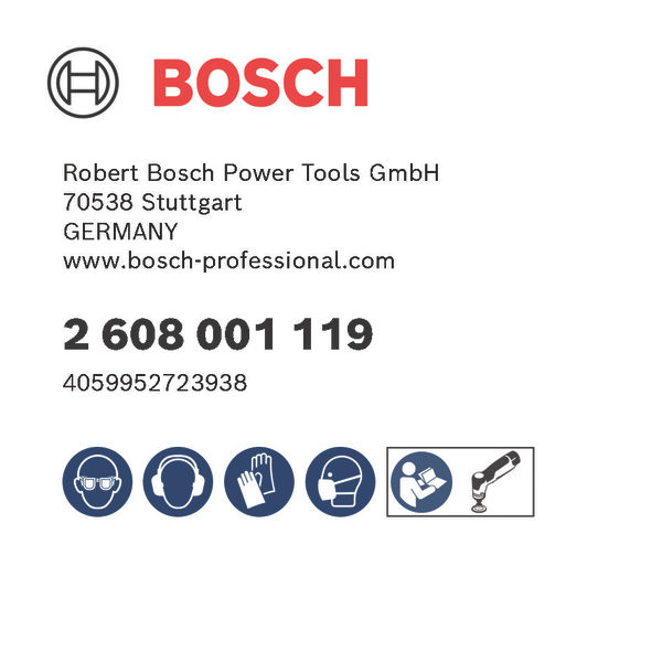 BOSCH PRO Schleifteller, 77 mm, Klett BOSCH PRO Schleifteller, 77 mm, Klett