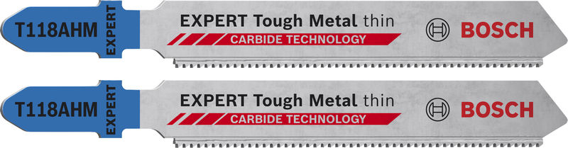 BOSCH EXPERT Tough Metal thin T118AHM Stichsägeblatt, 2-tlg.