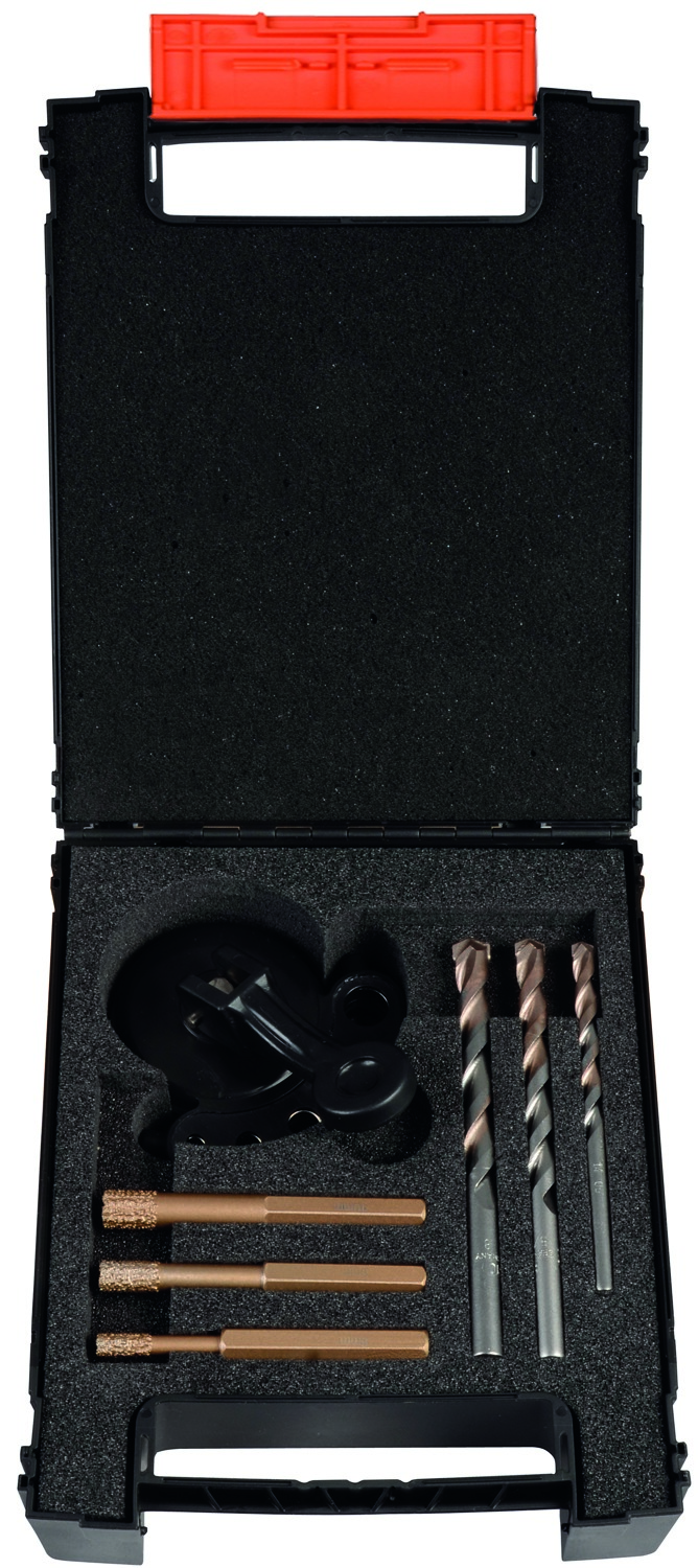 PROJAHN Satz Diamant Trockenbohrer 6-kant Schaft und Betonbohrer 7-tlg. mit Anbohrhilfe PROJAHN Satz Diamant Trockenbohrer 6-kant Schaft und Betonbohrer 7-tlg. mit Anbohrhilfe