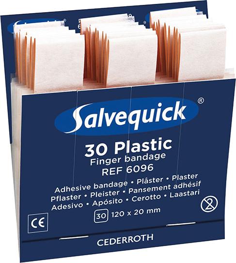 N.A. Salvequick Nachfüller 1x30 Pflaster, wasserabweisend