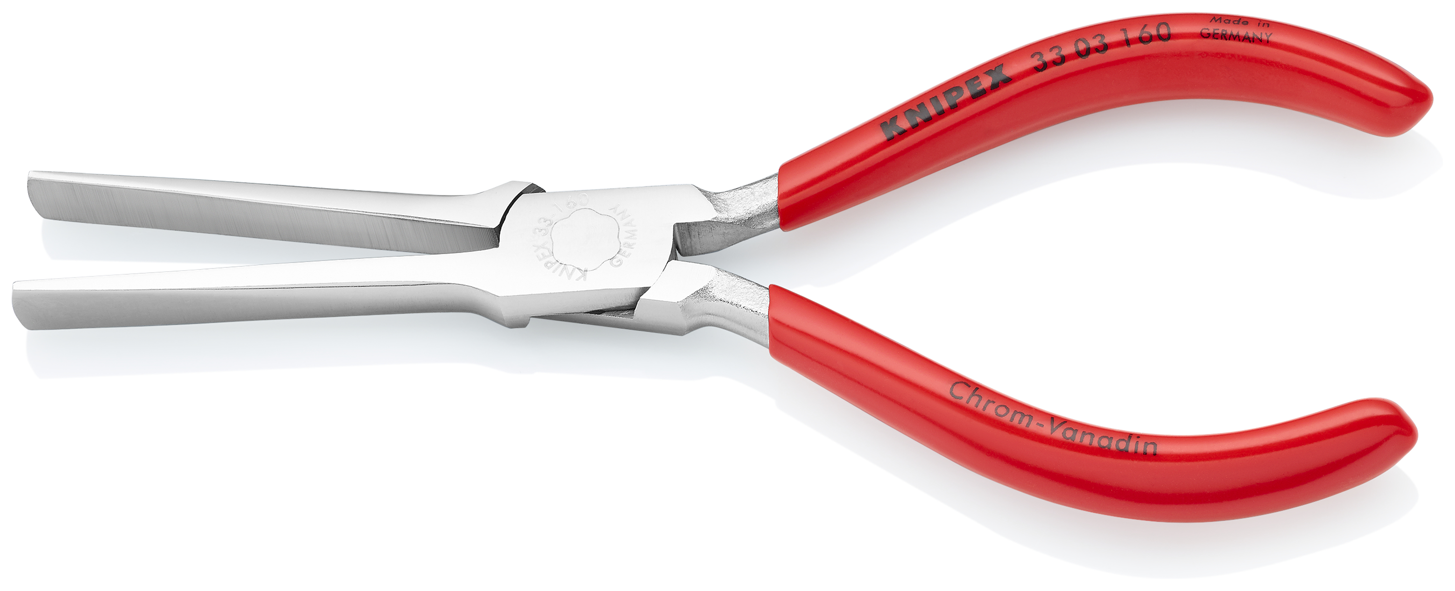KNIPEX KNIPEX 33 03 160 Weberzange 160 mm verchromt mit Kunststoff überzogen