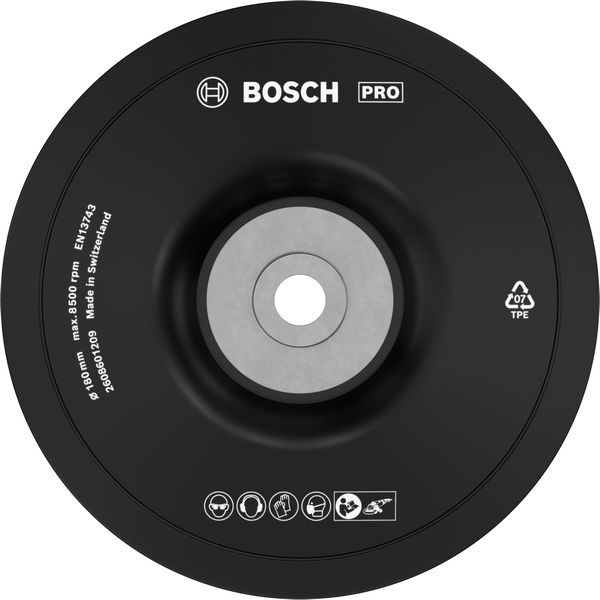 BOSCH PRO Stützteller weich, 180 mm, M14 BOSCH PRO Stützteller weich, 180 mm, M14
