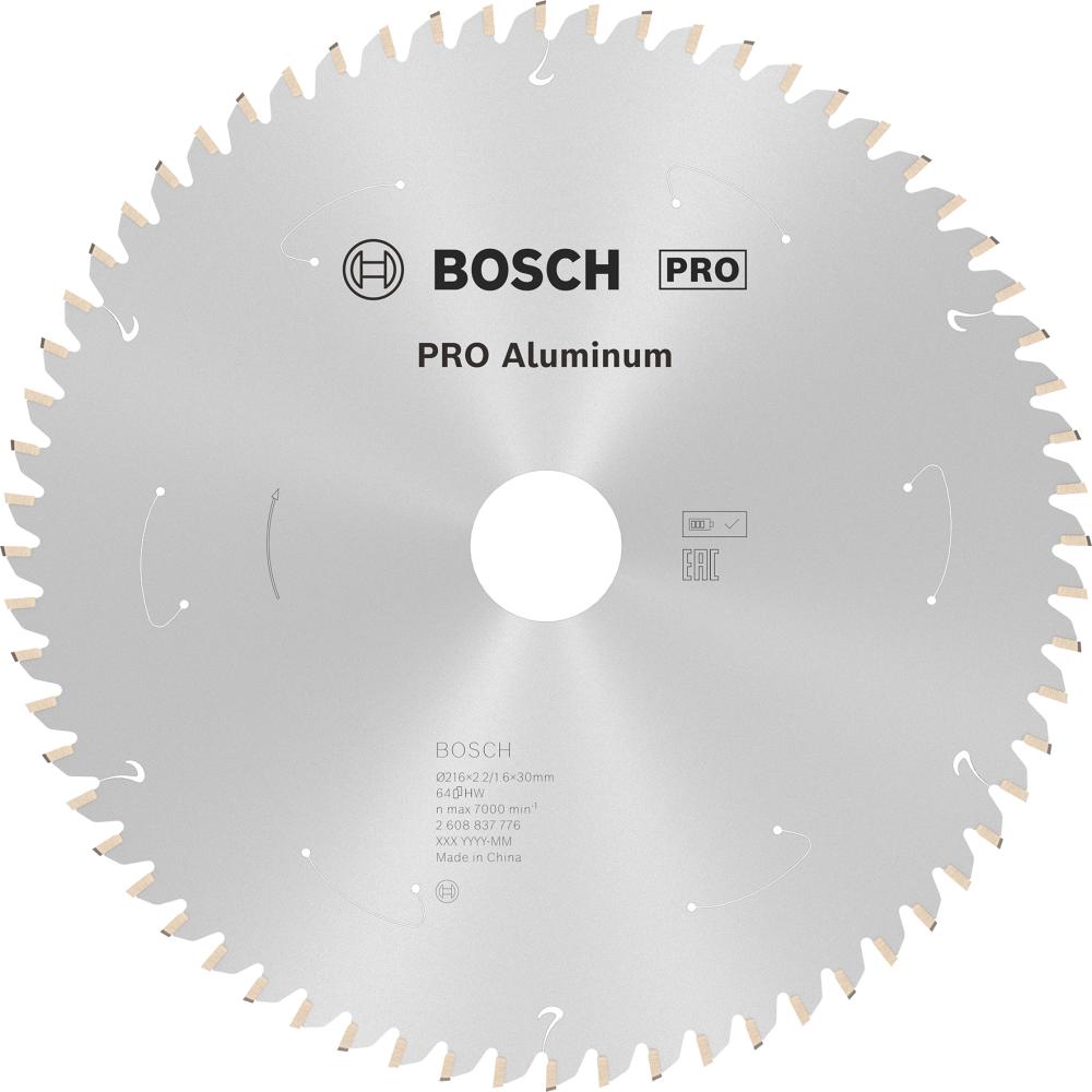 BOSCH PRO Aluminium cordless Kreissägeblatt, 216 x 2,2 x 30 mm