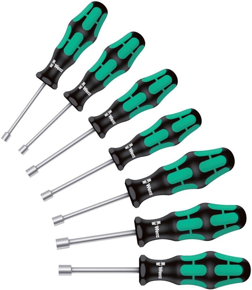 WERA Steckschlüssel-Schraubendreher-Satz HOLO 7-teilig 5-13mm