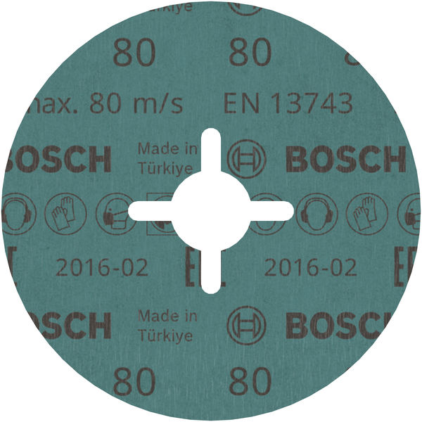 BOSCH PRO R574 Fiberscheibe, 115 mm, G80