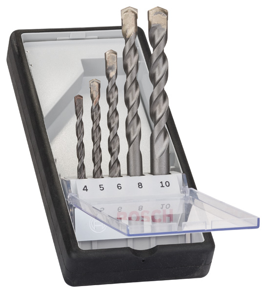 BOSCH 5-tlg. CYL-3 Betonbohrer-Set, Robust Line, 4-10 mm BOSCH 5-tlg. CYL-3 Betonbohrer-Set, Robust Line, 4-10 mm