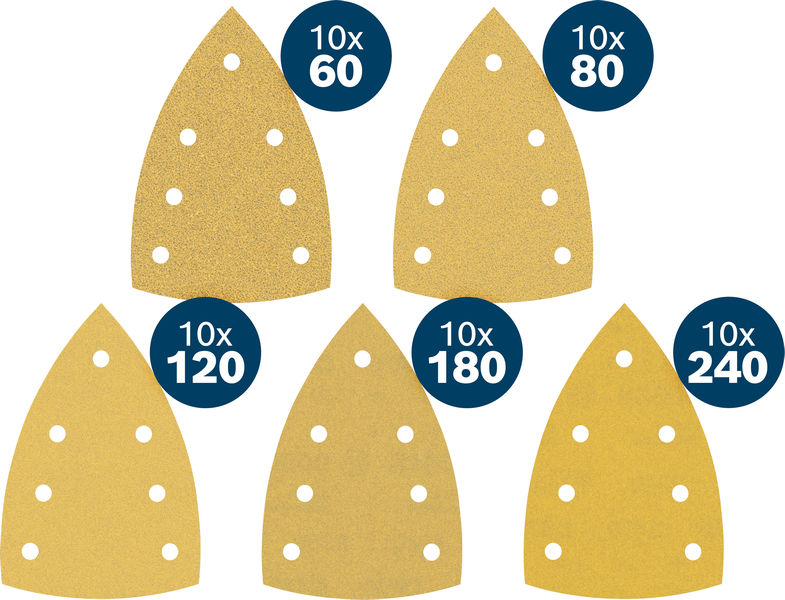BOSCH EXPERT C470 Schleifpapier Set, 100x150mm, K60/80/120/180/240, 50-tlg. Start Pack BOSCH EXPERT C470 Schleifpapier Set, 100x150mm, K60/80/120/180/240, 50-tlg. Start Pack