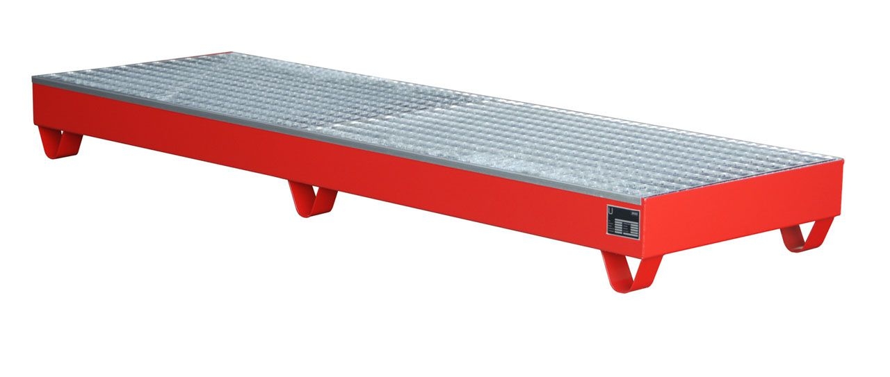 BAUER Auffangwanne 2042, lackiert, Feuerrot