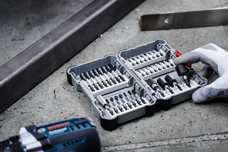 BOSCH PRO Metal HSS-G Impact Spiralbohrer Set, 8-tlg., in Box