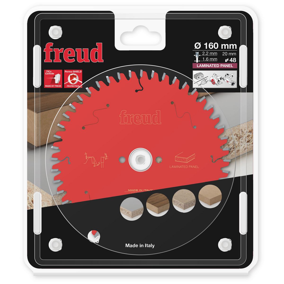 FREUD Kreissägeblatt 165x20x2,6/1,6x Z48