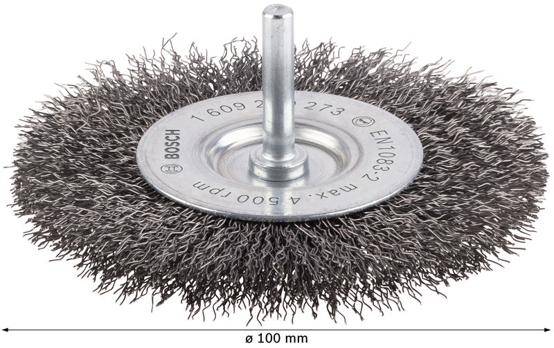 BOSCH PRO Metal clean Scheibenbürste, zylindrischer Schaft, 100 x 0,3 mm BOSCH PRO Metal clean Scheibenbürste, zylindrischer Schaft, 100 x 0,3 mm
