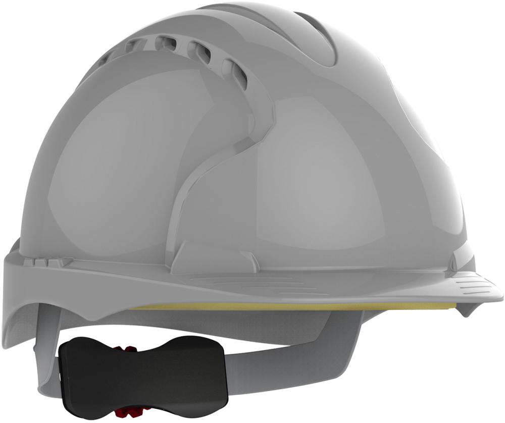 JSP Schutzhelm EVO3, Drehverschluß, EN 397, grau JSP Schutzhelm EVO3, Drehverschluß, EN 397, grau