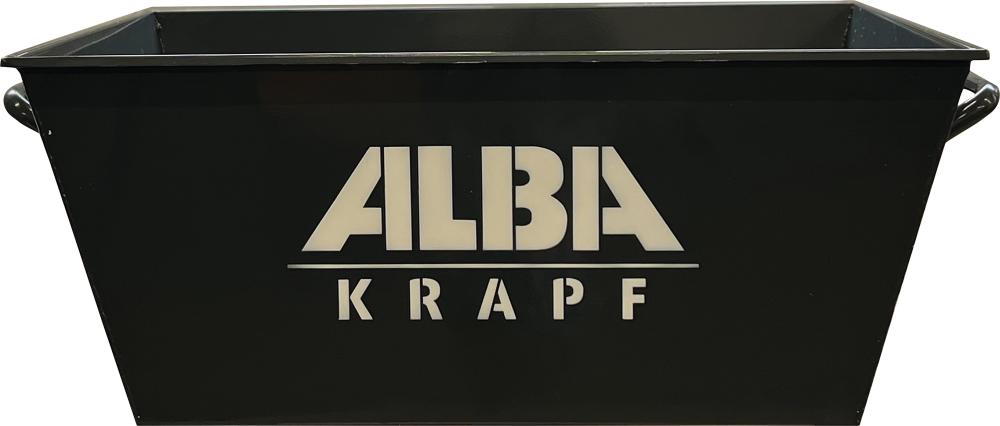 ALBA-KRAPF Pflastermulde 65 L Stahlblech pulverbesch.