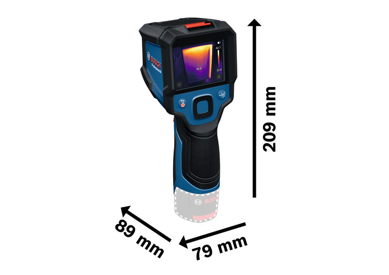 BOSCH Wärmebildkamera GTC 12V-450-13, 1 x Akku GBA 12V 2.0Ah in L-BOXX