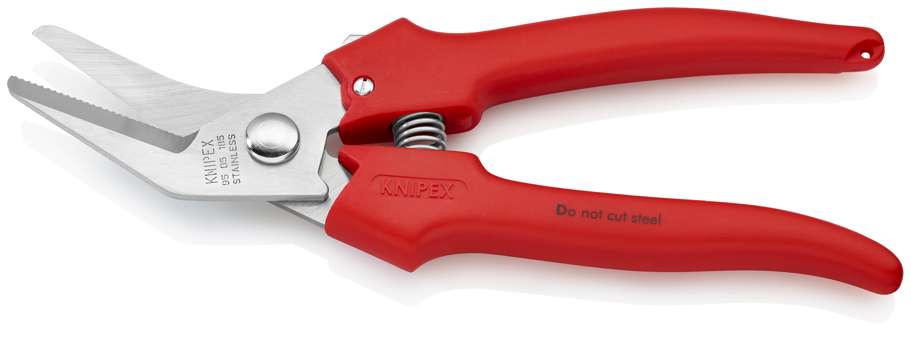 KNIPEX KNIPEX 95 05 185 Kombischere 185 mm mit Kunststoff umspritzt poliert