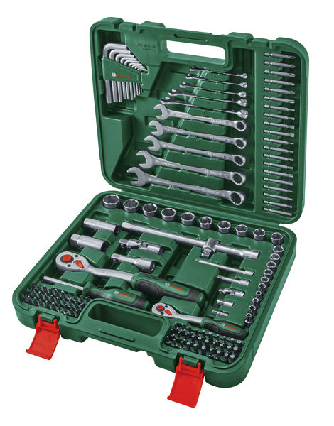 BOSCH Handwerkzeuge Werkzeug-Set 134-teilig