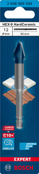 BOSCH EXPERT HEX-9 Hard Ceramic Bohrer, 12x90 mm