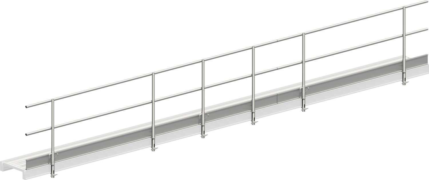 LAYHER Dreiteiliger Seitenschutz für Alu-Steg 600 LAYHER Dreiteiliger Seitenschutz für Alu-Steg 600