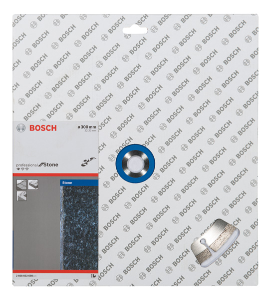 BOSCH Diamanttrennscheibe Standard for Stone, 300 x 22,23 x 3,1 x 10 mm