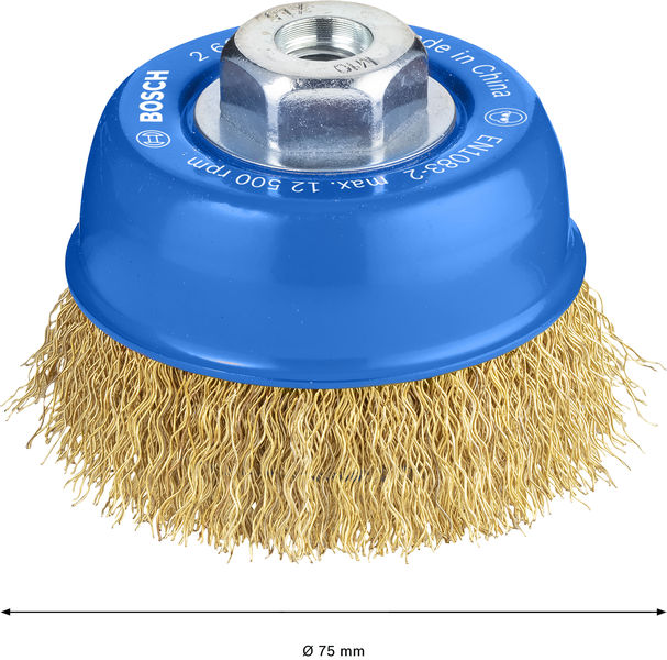 BOSCH PRO Metal clean Topfbürste, 75 x 0,3 mm, Gewinde BOSCH PRO Metal clean Topfbürste, 75 x 0,3 mm, Gewinde