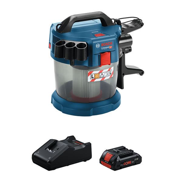 BOSCH Akku-Staubsauger GAS 18V-10 L, 1 x Akku ProCORE18V 4.0Ah BOSCH Akku-Staubsauger GAS 18V-10 L, 1 x Akku ProCORE18V 4.0Ah
