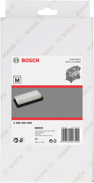 BOSCH Flacher PES-Plisseefilter BOSCH Flacher PES-Plisseefilter