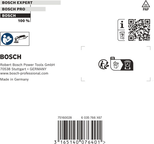 BOSCH Schleifteller BOSCH Schleifteller