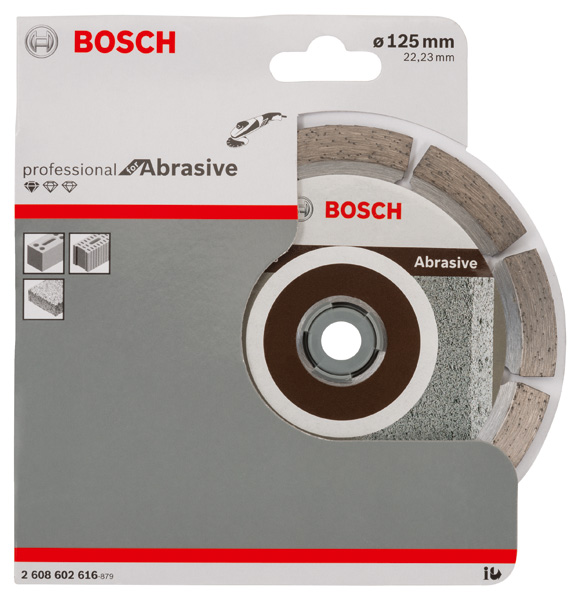 BOSCH Diamanttrennscheibe Standard for Abrasive, 125 x 22,23 x 6 x 7 mm BOSCH Diamanttrennscheibe Standard for Abrasive, 125 x 22,23 x 6 x 7 mm